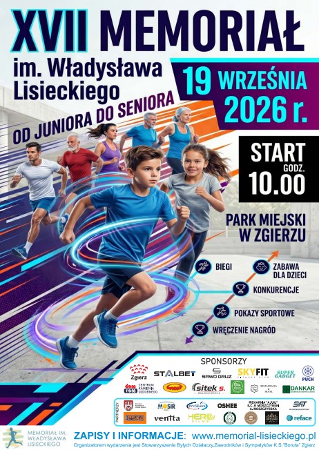Plakat XVII Memoriał Lisieckiego